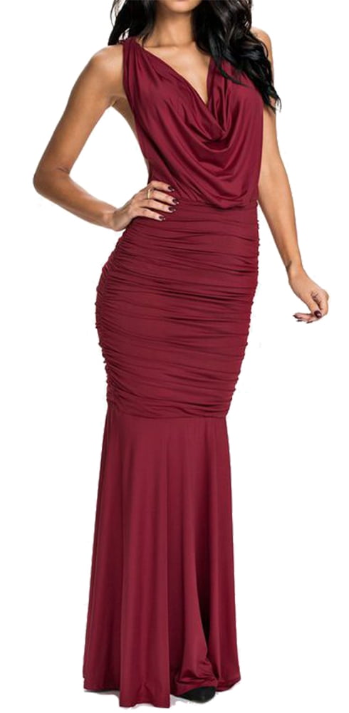 Scarlet Red Evening Dress